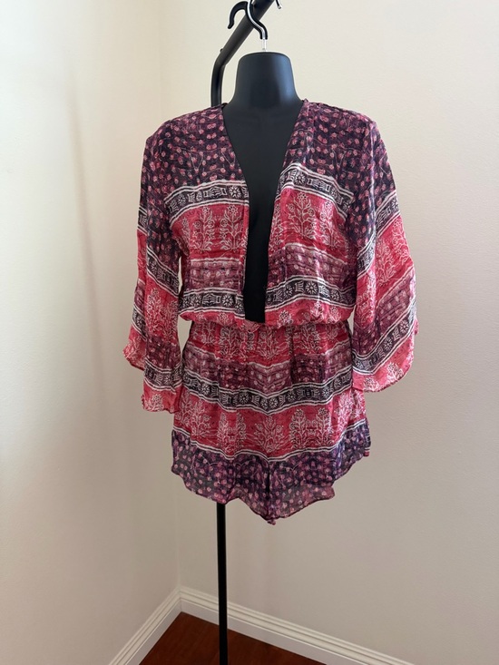 New Rory Beca Colorful Patterned Romper - Picture 2 of 5